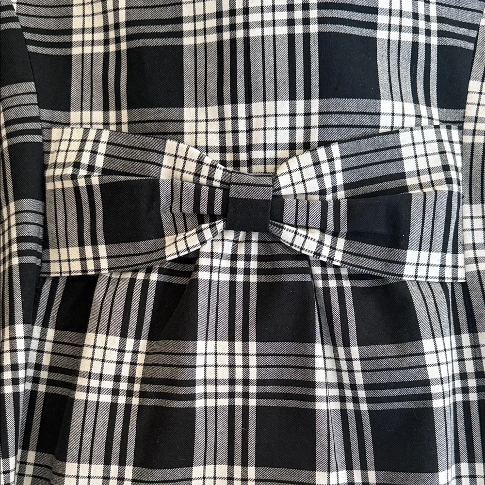 Guess Plaid Double-Breasted Black & White Blazer Jacket - Picture 9 of 11